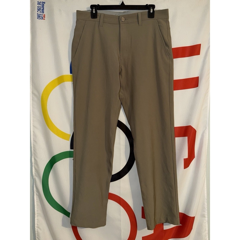Free Fly Pants Mens 32x30 Green Performance Chino Stretch Casual